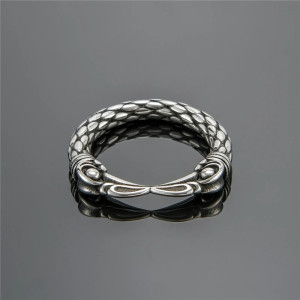 Bague Viking Serres Noires du Valhalla Couleur Argent
