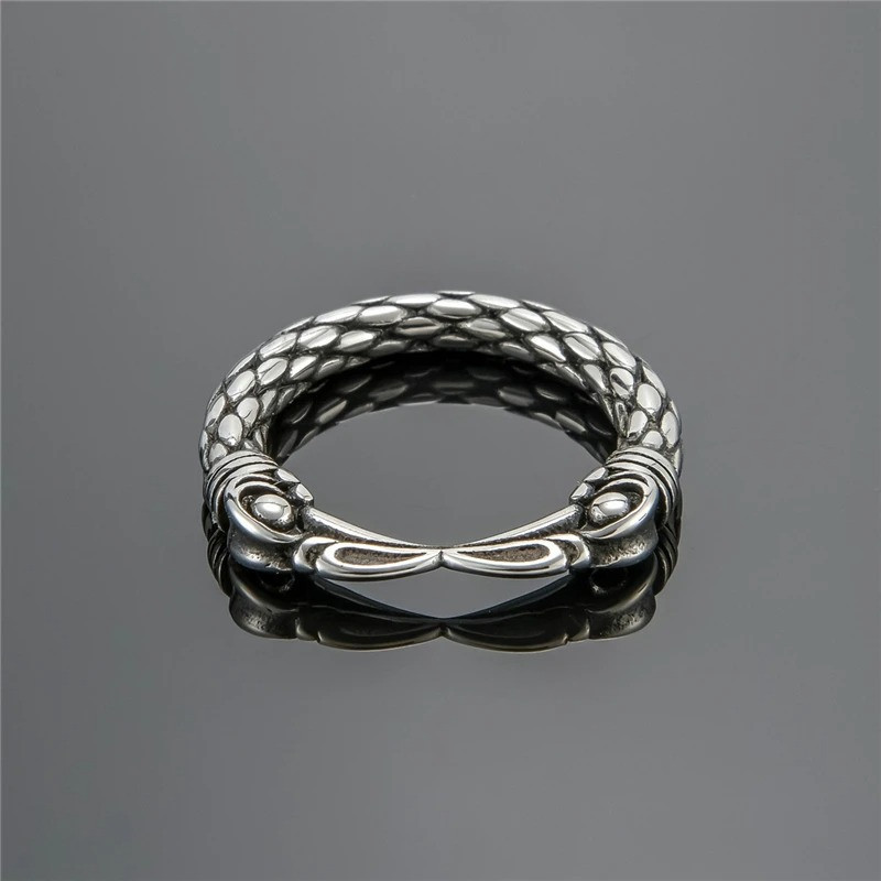 Bague Viking Serres Noires du Valhalla Couleur Argent