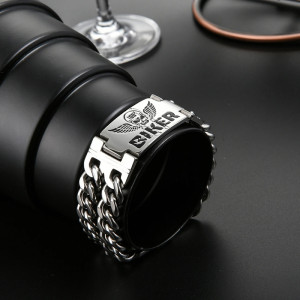 Avant Bracelet Tête de Mort - 100% Biker Spirit