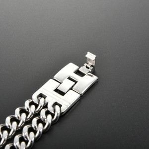 Vue détaillée Bracelet Tête de Mort - 100% Biker Spirit