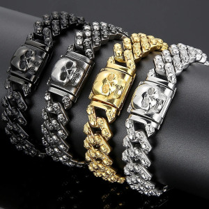 Bracelet Tête de Mort "La Légion Éternelle"