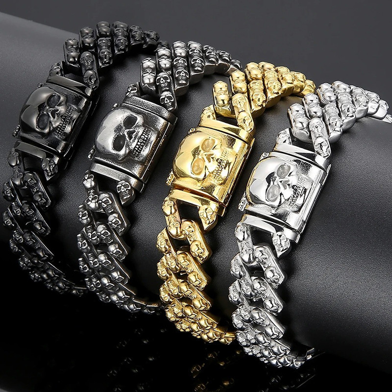Bracelet Tête de Mort "La Légion Éternelle"