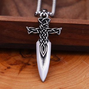 Collier Rock Croix de la Lame Jurée