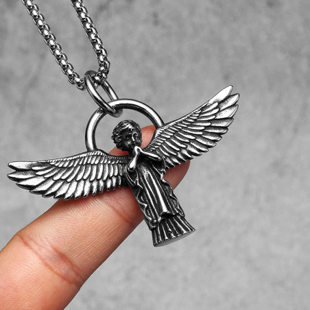 Collier Rock "Ange du Serment Éternel"