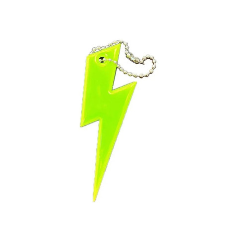 Porte-Clés Rock « Éclair de Foudre Couleur Vert