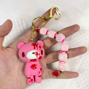 Porte-Clés Gothique - "Ourson Sanglant “Sweet Bloody Bear”