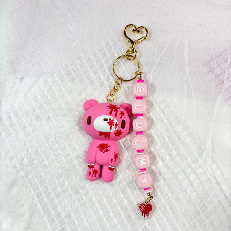 Avant Porte-Clés Gothique - "Ourson Sanglant “Sweet Bloody Bear”
