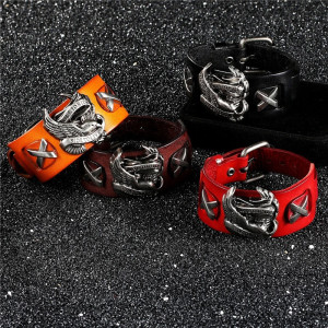 Bracelet Biker "Chrome Wing Legend"
