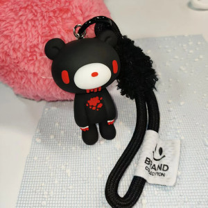 Porte-Clés Gothique - Ourson Sanglant “Sweet Bloody Bear” Couleur Noir