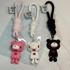 Porte-Clés Gothique - Ourson Sanglant “Sweet Bloody Bear”