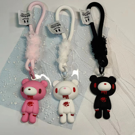 Porte-Clés Gothique - Ourson Sanglant “Sweet Bloody Bear”