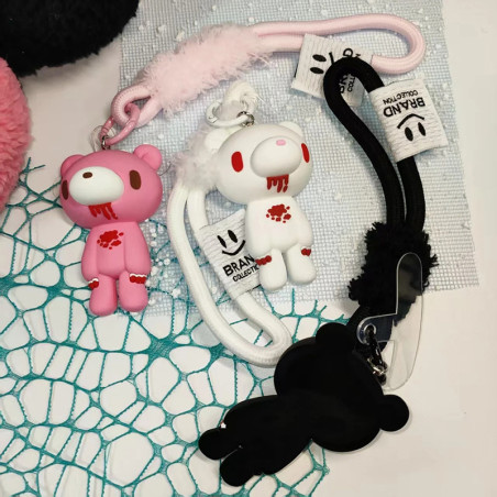 Avant Porte-Clés Gothique - Ourson Sanglant “Sweet Bloody Bear”