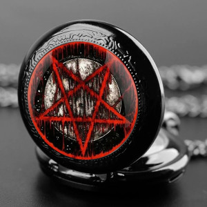 Montre à Gousset Gothique "Sceau du Pentagramme Profané"