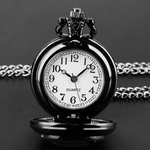 Vue generale Montre à Gousset Gothique "Sceau du Pentagramme Profané"