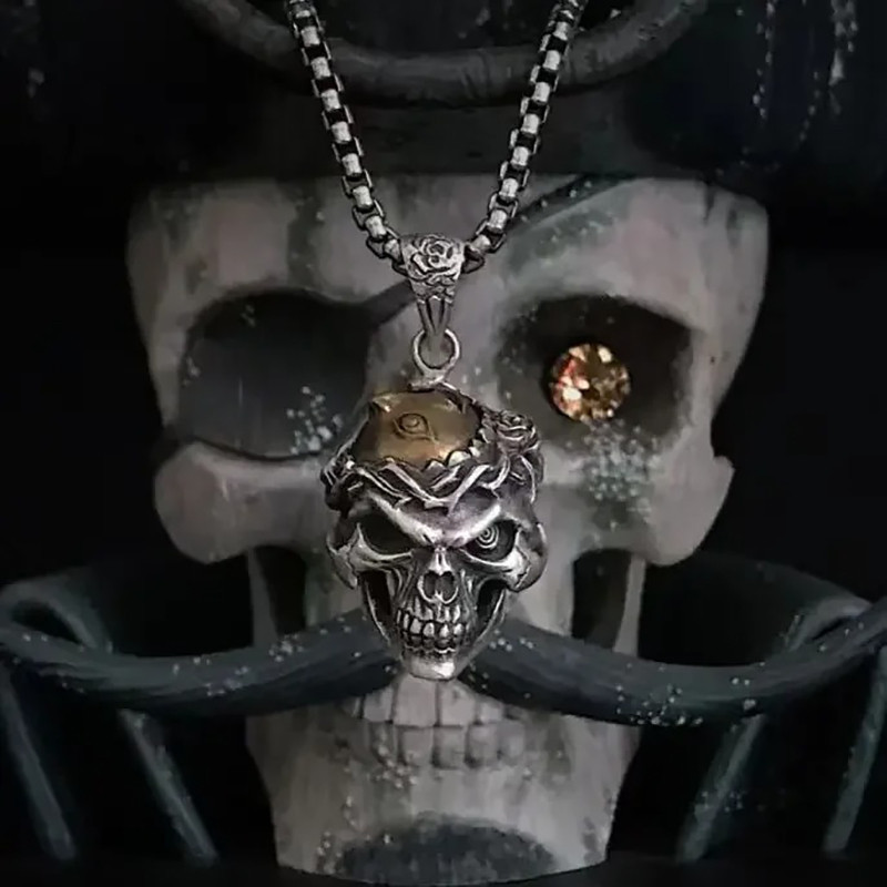 Collier Tête de Mort "L'Oracle"