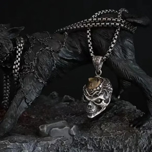 Avant Collier Tête de Mort "L'Oracle"