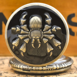 Vue générale Montre à Gousset Araignée "Arachnida Vintage"