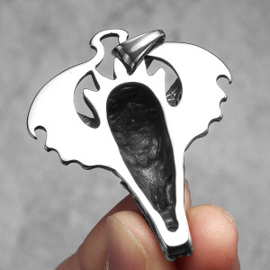Vue Arrière Collier Goth Dragon "Le Dévoreur"