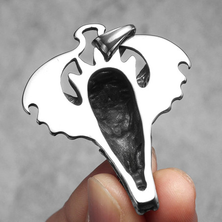 Vue Arrière Collier Goth Dragon "Le Dévoreur"