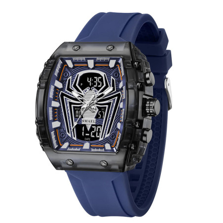Montre Biker "Arachnid Digital Sport" Couleur Bleu