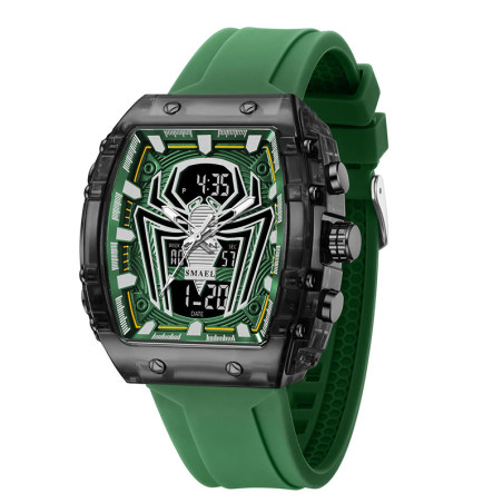 Montre Biker "Arachnid Digital Sport" Couleur Vert