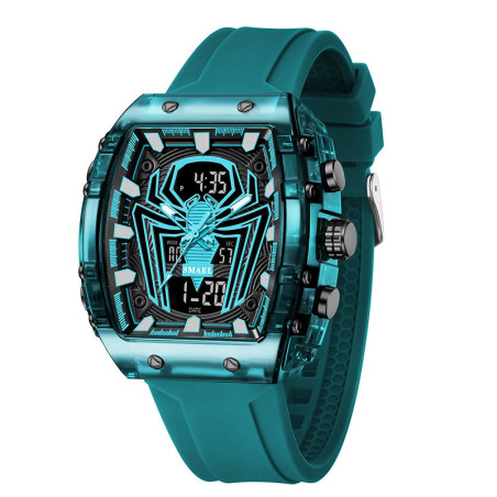 Montre Biker "Arachnid Digital Sport" Couleur Bleu Ciel
