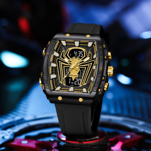 Montre Biker "Arachnid Digital Sport" Couleur Or