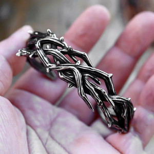 Bracelet Gothique Couronne d’Épines Maudites
