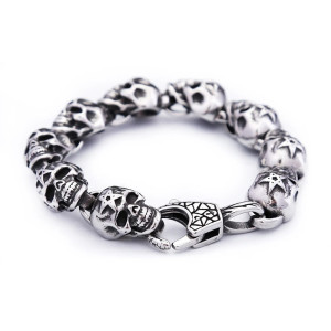 Vue générale Bracelet Tête de Mort Cercle des Damnés