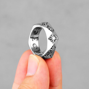 Avant Bague Rock ORION "3D Polaris"