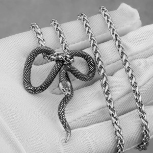 Avant Collier Serpent "L'Éternel Enlacement"