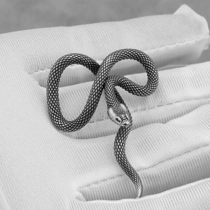 Collier Serpent "L'Éternel Enlacement"