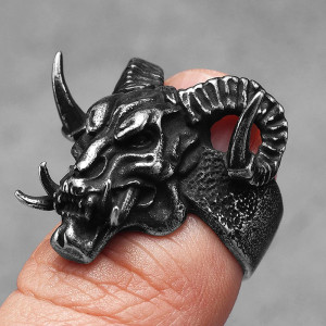 Bague Goth "AZAZEL" - L'Incarnation de la Rébellion !