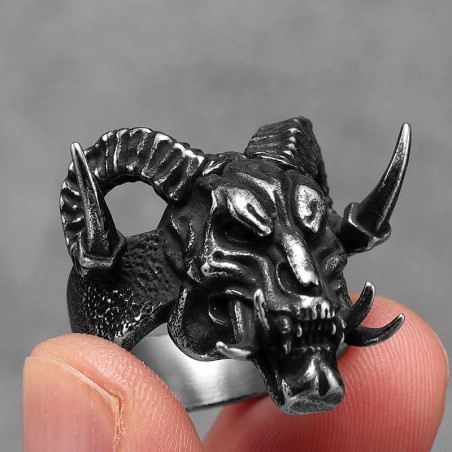 Avant Bague Goth "AZAZEL" - L'Incarnation de la Rébellion !