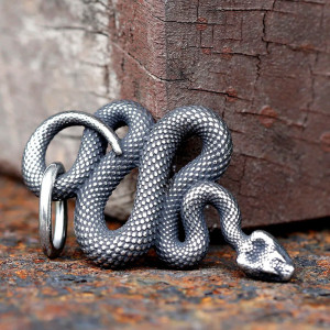 vur arrierre Collier Crâne de Dragon "L'Ancestral"