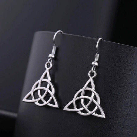 Boucles d’Oreilles Viking - Créoles Huginn & Muninn
