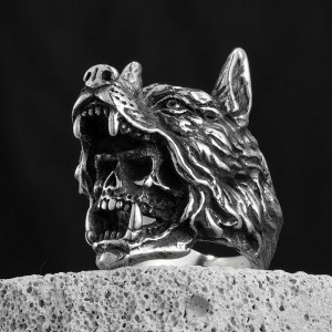 Bague Tête de Mort FENRIR L'Instinct Sauvage