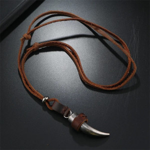 Collier Rock Metal "Corne de L'aventurier"