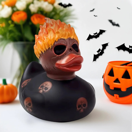 Canard de Bain Tête de Mort "Canard Ghost Rider Infernal"