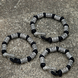 Bracelet Viking Runique en Paracorde "Fermoir Hache" - couleurs au choix !