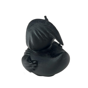 Vue Arrierre Canard de Bain Tête de Mort "Canard Grim Reaper"