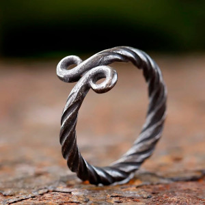 Bague Rock Étreinte Jumelle
