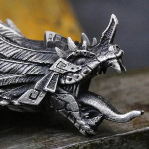 Collier Dragon "Le Quetzal"