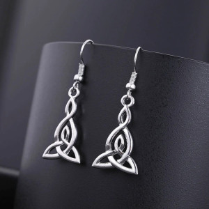 Boucles d’Oreilles Viking "Nœud du Destin'