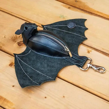 Avant Portefeuille Goth Rock Chauve-souris Gothique