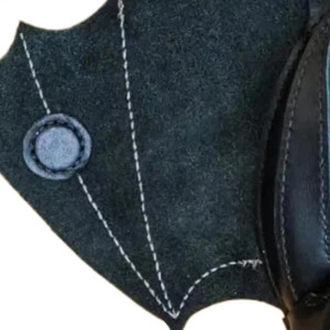 Vue detaille Portefeuille Goth Rock Chauve-souris Gothique