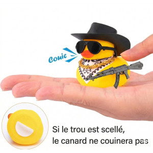 Détails de fonctionnement du Canard de Bain Canard Outlaw Gangster