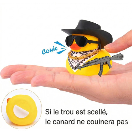 Détails de fonctionnement du Canard de Bain Canard Outlaw Gangster