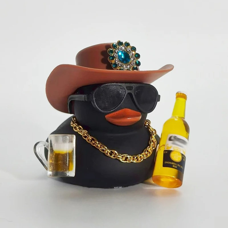 Avant Canard de Bain "Canard Outlaw Gangster"