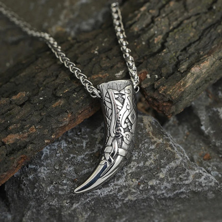Avant Collier Viking "Croc Sacré du Clan"